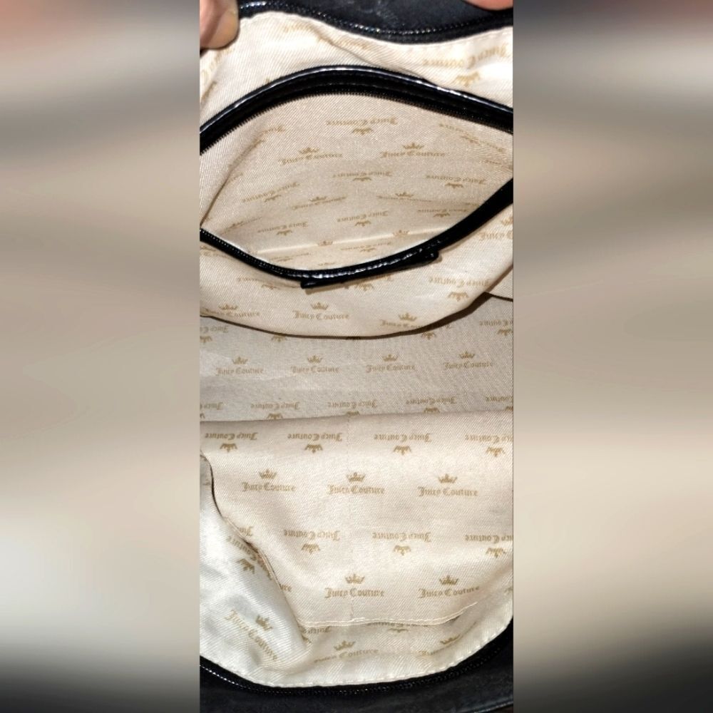 Juicy Couture Classic Black Bag w/Gold Accents - Picture 9 of 14